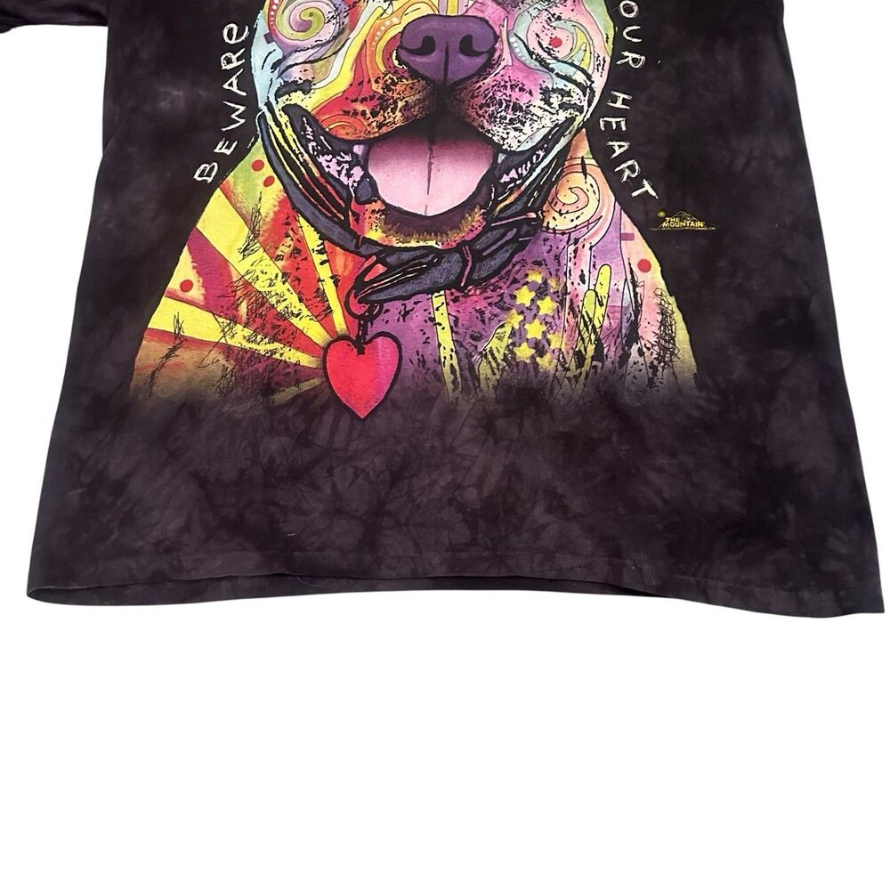 The Mountain T shirt Dog Pit Bull Graphic Print Short Sleeve Gray Men’s XL 2013 - Picture 2 of 10